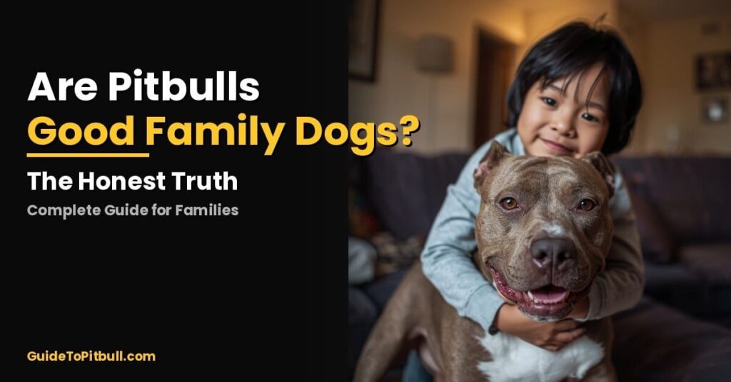 are pitbulls good family dogs honest truth guide