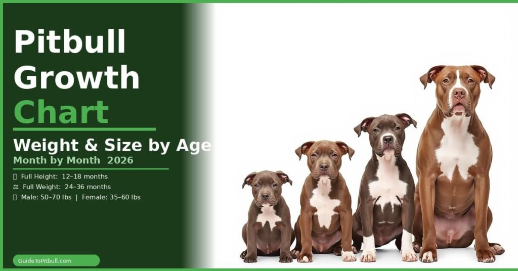 pitbull growth chart weight and size by age month by month
