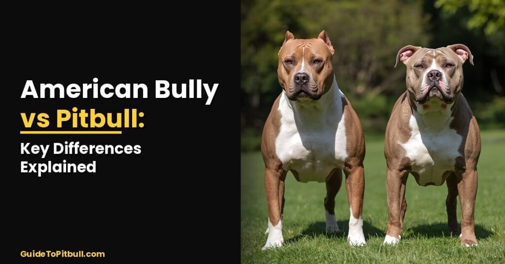 american bully vs pitbull key differences explained complete guide