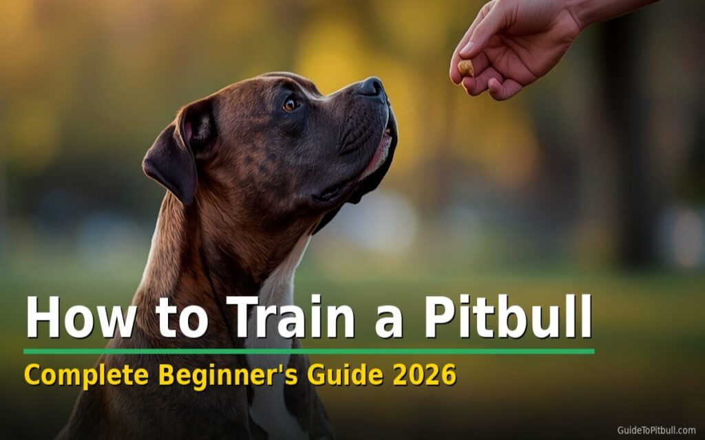 how to train a pitbull complete beginners guide 2026